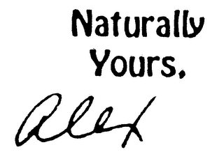 NATURALLY YOURS, ALEX logo