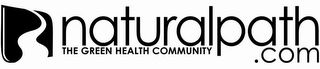 NATURALPATH.COM THE GREEN HEALTH COMMUNITY logo
