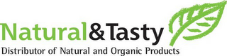 NATURAL&TASTY DISTRIBUTOR OF NATURAL AND ORGANIC PRODUCTS logo
