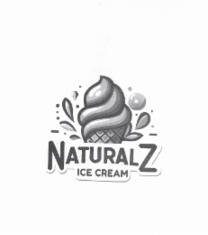NATURALZ ICE CREAM logo