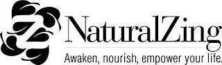 NATURALZING AWAKEN, NOURISH, EMPOWER YOUR LIFE logo