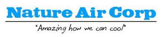 NATURE AIR CORP "AMAZING HOW WE CAN COOL" logo
