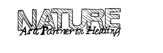 NATURE AS A PARTNER IN HEALING logo