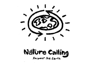 NATURE CALLING RESPECT THE EARTH logo
