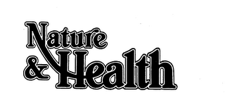 NATURE & HEALTH logo