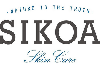 NATURE IS THE TRUTH SIKOA SKIN CARE logo