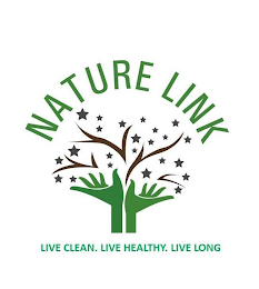 NATURE LINK LIVE CLEAN. LIVE HEALTHY. LIVE LONG logo