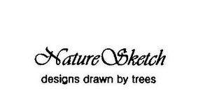 NATURE SKETCH DESIGNS DRAWN BY TREES logo