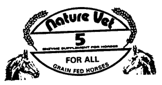 NATURE VET 5 FOR ALL GRAIN FED HORSES logo