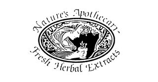 NATURE'S APOTHECARY FRESH HERBAL EXTRACTS logo