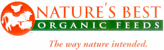 NATURE'S BEST ORGANIC FEEDS THE WAY NATURE INTENDED. logo