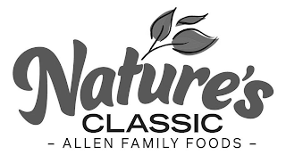 NATURE'S CLASSIC ALLEN FAMILY FOODS logo