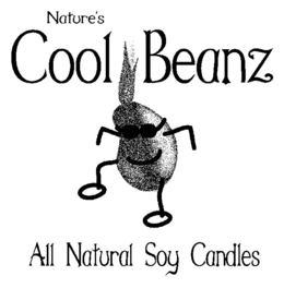 NATURE'S COOL BEANZ ALL NATURAL SOY CANDLES logo