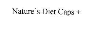 NATURE'S DIET CAPS + logo