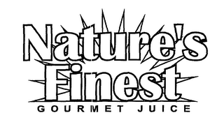 NATURE'S FINEST GOURMET JUICE logo