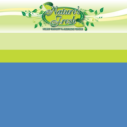 NATURE'S FRESH FRESH QUALITY & ALKALINE WATER logo