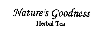 NATURE'S GOODNESS HERBAL TEA logo