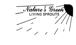 NATURE'S GREEN LIVING SPROUTS logo