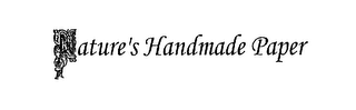 NATURE'S HANDMADE PAPER logo