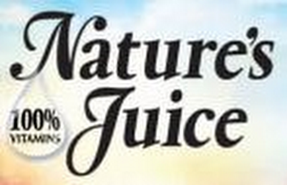 NATURE'S JUICE 100% VITAMIN logo
