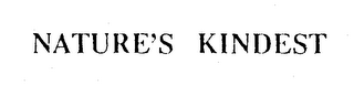 NATURE'S KINDEST logo