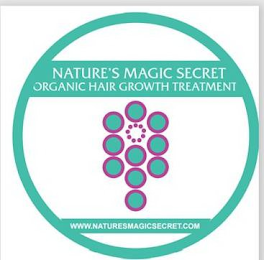 NATURE'S MAGIC SECRET ORGANIC HAIR GROWTH TREATMENT WWW.NATURESMAGICSECRET.COM logo