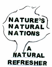 NATURE'S NATURAL NATIONS A NATURAL REFRESHER logo