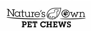 NATURE'S OWN PET CHEWS logo