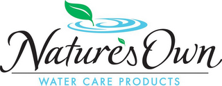 NATURE'S OWN WATER CARE PRODUCTS logo
