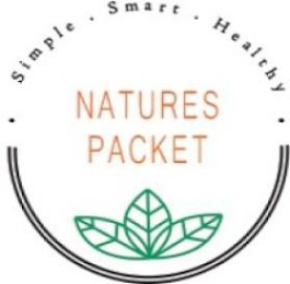 NATURES PACKET · SIMPLE . SMART . HEALTHY · logo