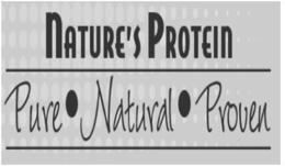 NATURE'S PROTEIN PURE NATURAL PROVEN