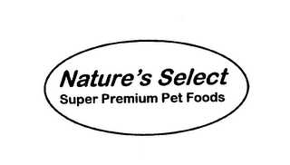 NATURE'S SELECT SUPER PREMIUM PET FOODS logo
