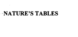 NATURE'S TABLES logo