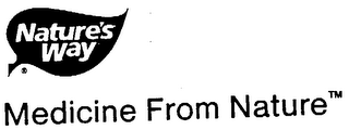NATURE'S WAY MEDICINE FROM NATURE logo