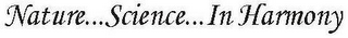 NATURE...SCIENCE...IN HARMONY logo