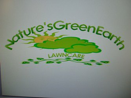NATURE'SGREENEARTH/LAWNCARE logo