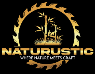 NATURUSTIC WHERE NATURE MEETS CRAFT logo