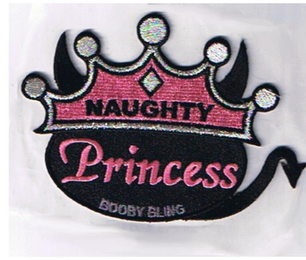 NAUGHTY PRINCESS BOOBY BLING logo