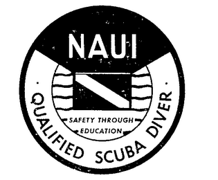 NAUI SAFETY THROUGH EDUCATION QUALIFIED SCUBA DIVER logo
