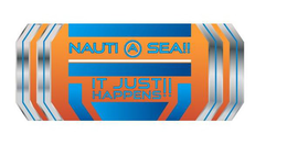 NAUTI A SEA!! IT JUST HAPPENS!! logo