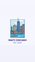 NAUTI CHICAGO EST. 2023 logo