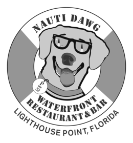 NAUTI DAWG WATERFRONT RESTAURANT & BAR LIGHTHOUSE POINT, FLORIDA logo