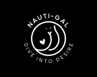 NAUTI-GAL DIVE INTO DESIRE logo