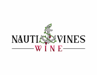 NAUTI VINES WINE logo