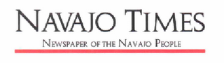 NAVAJO TIMES NEWSPAPER OF THE NAVAJO PEOPLE logo