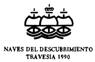 NAVES DEL DESCUBRIMIENTO TRAVESIA 1990 logo