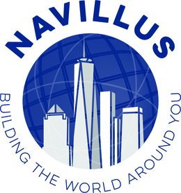 NAVILLUS BUILDING THE WORLD AROUND YOU logo