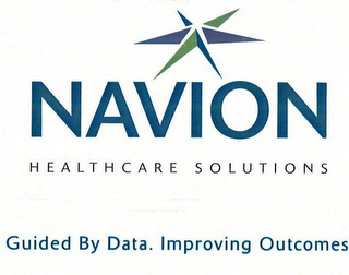 NAVION HEALTHCARE SOLUTIONS GUIDED BY DATA. IMPROVING OUTCOMES logo