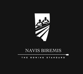 NAVIS BIREMIS THE ROWING STANDARD logo