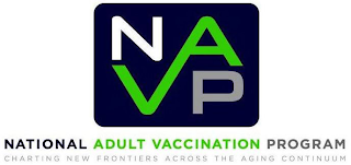 NAVP NATIONAL ADULT VACCINATION PROGRAM CHARTING NEW FRONTIERS ACROSS THE AGING CONTINUUM logo